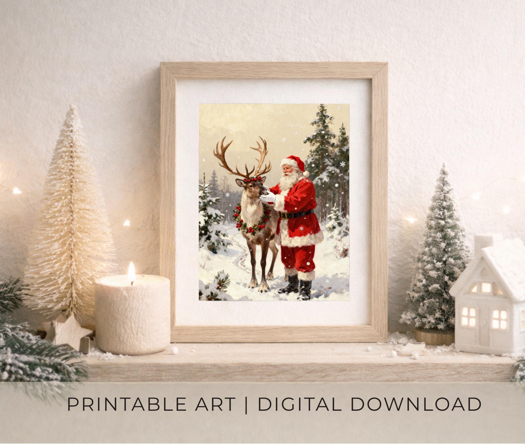 Santa’s Woodland Reindeer Greeting