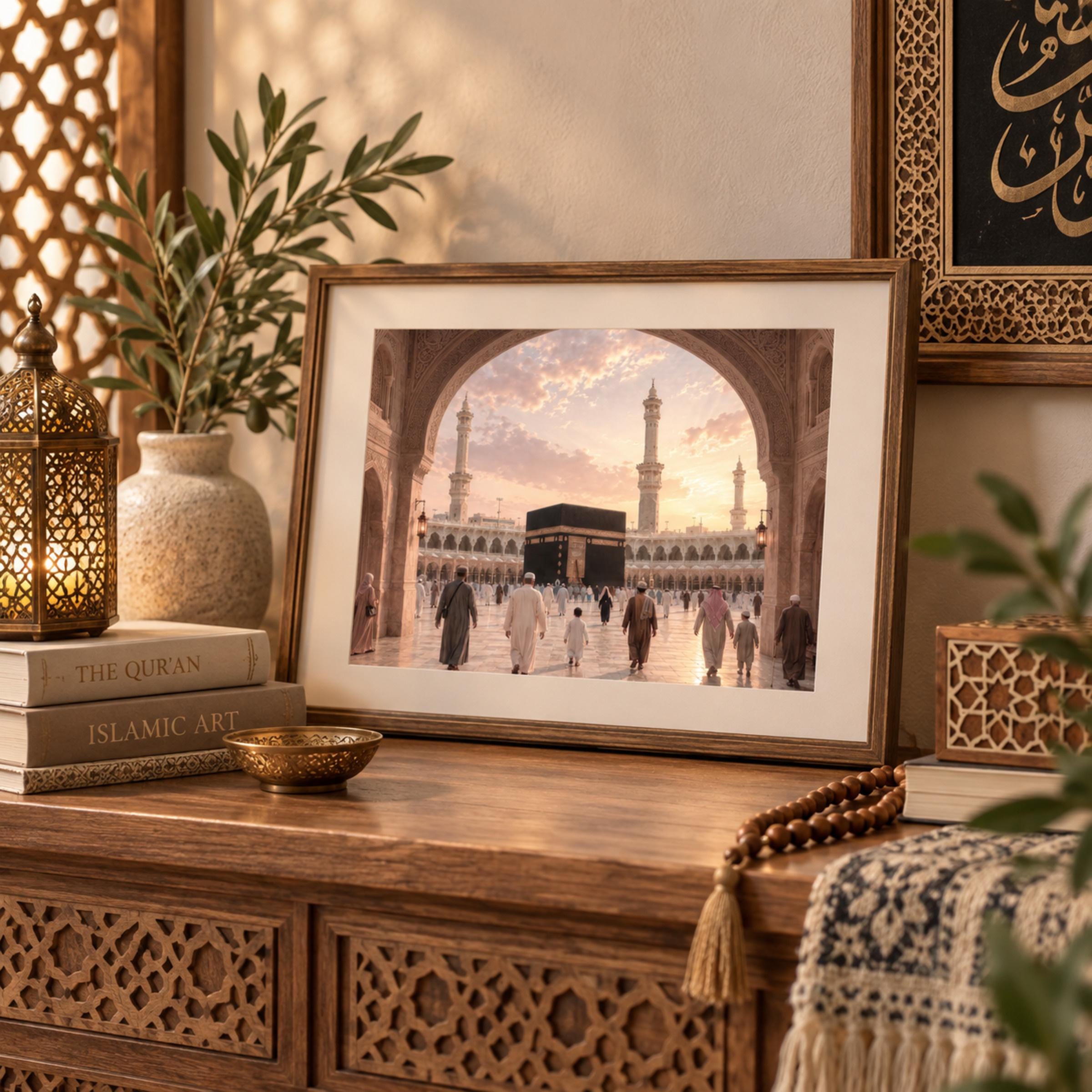 Pilgrims beneath the Mosque Arch — image 3