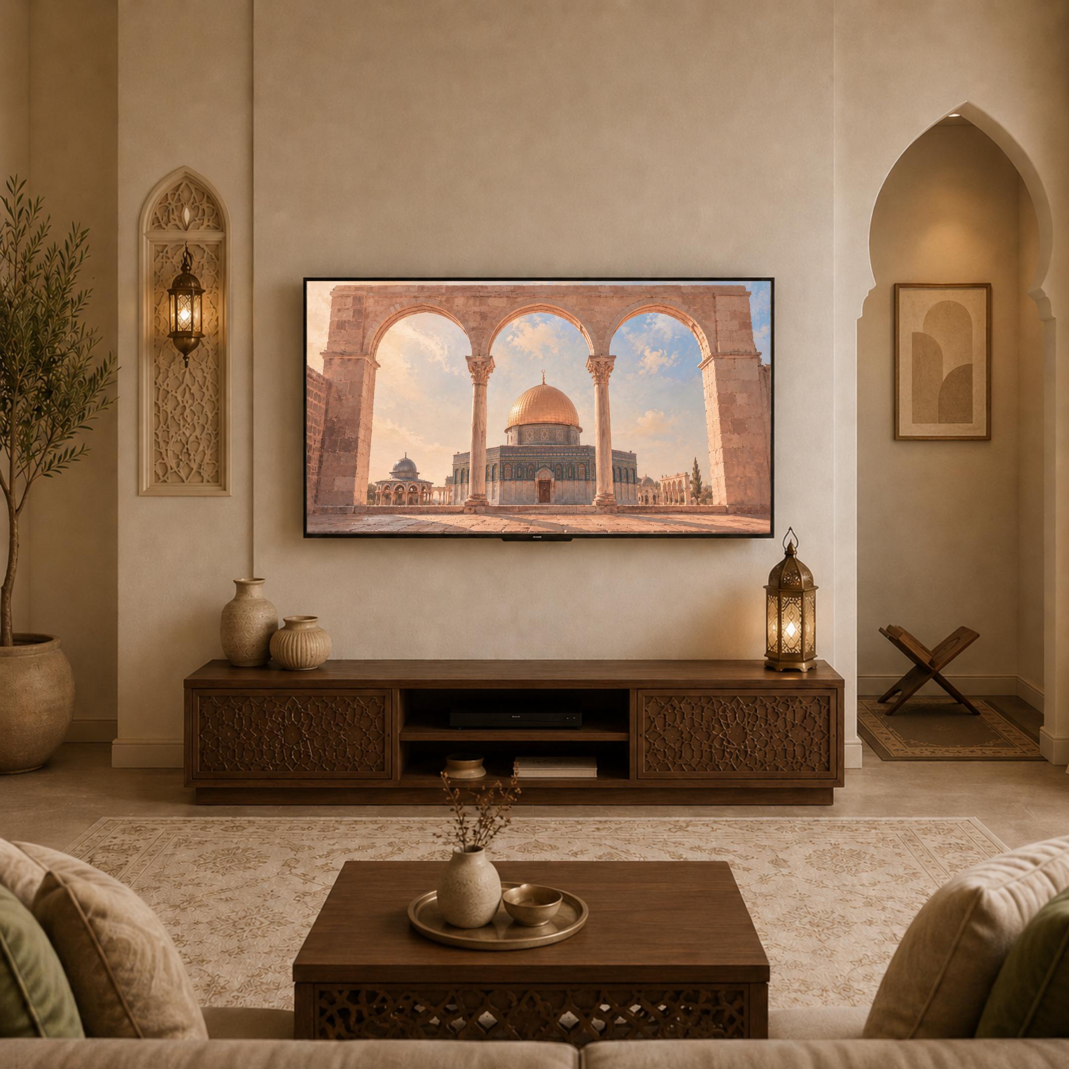 Dome of the Rock Jerusalem Islamic Frame TV Art 4K Digital Download Display — image 7