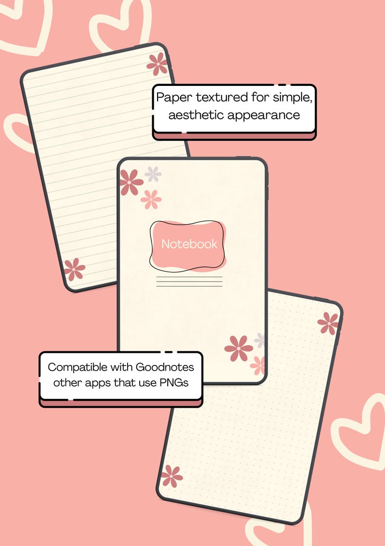 Minimalist Digital Notebook Template | Goodnotes, Notability, Inkodo ...