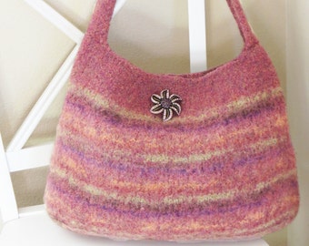 Knit Bag Pattern - Knitting Pattern - Autumn Bag - Patterns by Deborah O'Leary