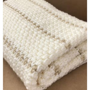 Crochet Baby Blanket Pattern Chunky Crochet Blanket Easy Pattern by Deborah O'Leary Patterns English Only image 5