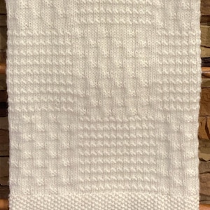 Nursery Gardens Strickmuster Babydecke - Easy Blocks (PDF Muster)