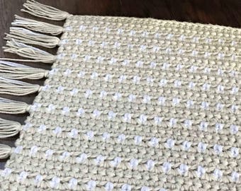 Easy Crochet Rug and Placemat Pattern – Bulky Yarn (PDF Pattern)