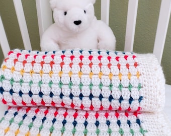 Crochet Baby Blanket Pattern, Easy Crochet Patterns by Deborah O'Leary