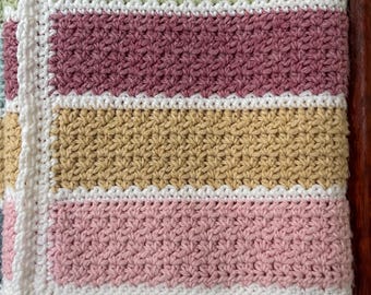Harmony Crochet Baby Blanket Pattern – Easy Pattern (PDF Pattern)