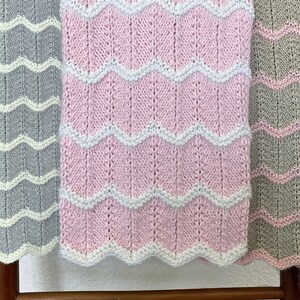 Knit Baby Blanket Pattern Cheyenne Blanket Easy Pattern by Deborah O'Leary Patterns English Only image 3