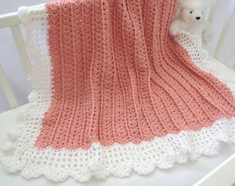 CROCHET Baby Blanket Pattern - Easy Crochet Patterns by Deborah O'Leary - English Only