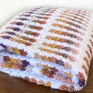 Crochet Baby Blanket Pattern - Prairie Baby Blanket - Easy Crochet Pattern by Deborah O&#39;Leary Patterns  - English Only