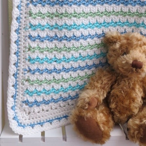 Crochet Baby Blanket Pattern Easy Crochet Patterns by Deborah O'Leary English Only image 4