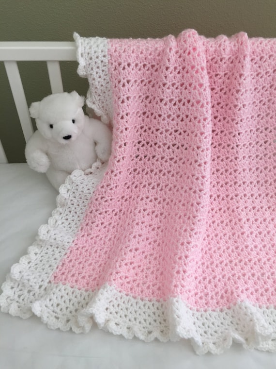 Crochet Baby Blanket Pattern Cherish Baby Blanket EASY Crochet Pattern Crochet Patterns by Deborah O leary English Only Etsy