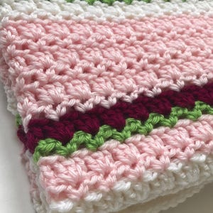 Crochet Baby Blanket Pattern Easy Crochet Patterns by Deborah O'Leary English Only imagem 6