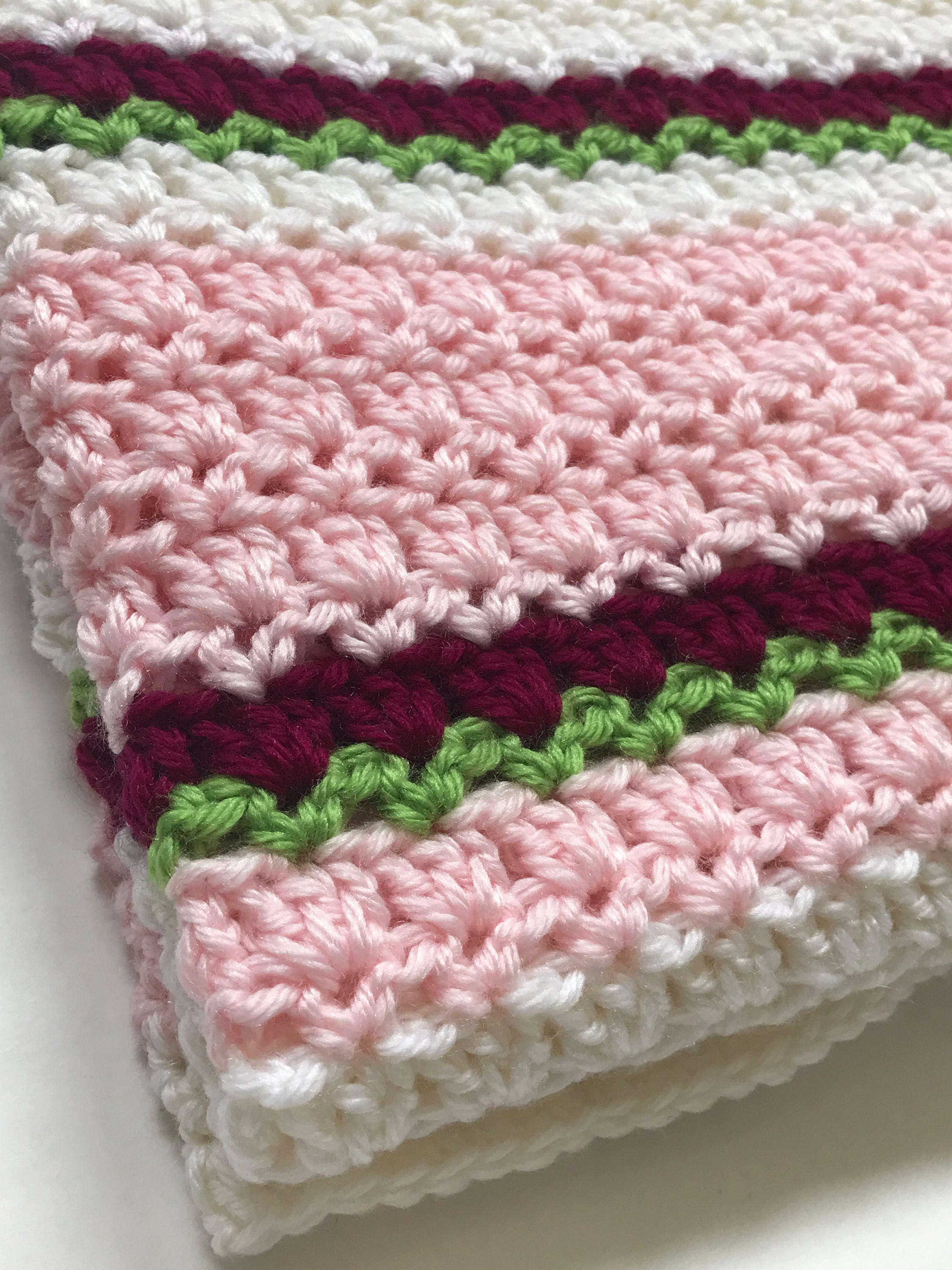 Crochet Baby Blanket Pattern Easy Crochet Patterns by Etsy UK