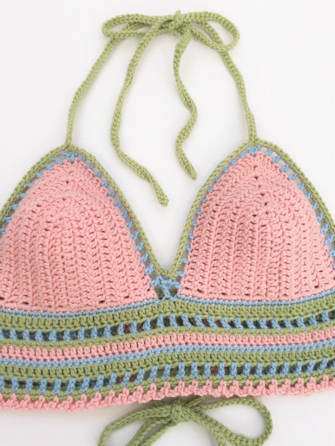 Crochet Halter Top Pattern Festival Halter Top Crop Top Etsy