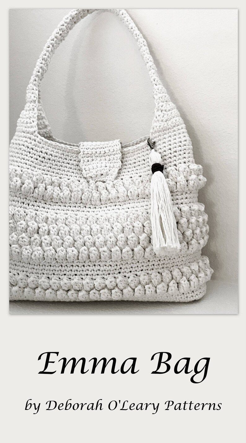 Crochet Purse With Tassel Pattern Easy Crochet Bag Crochet Etsy
