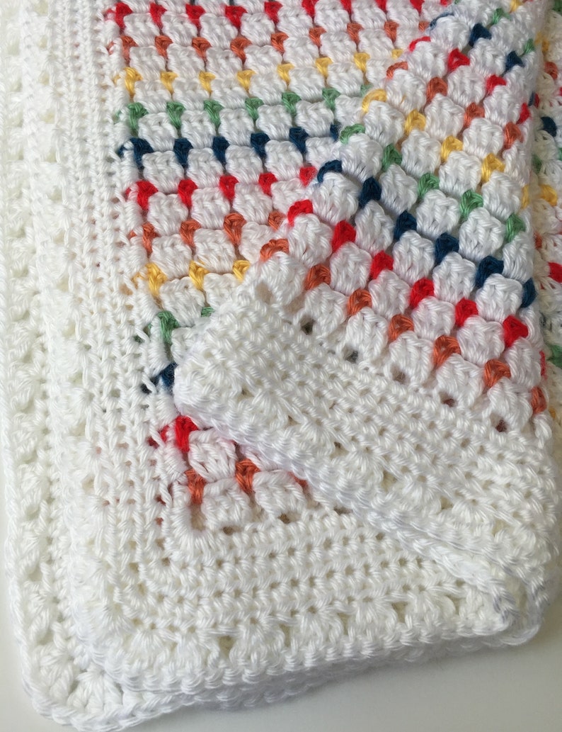 Crochet Baby Blanket Pattern Easy Patterns by Deborah O'Leary English Only image 1