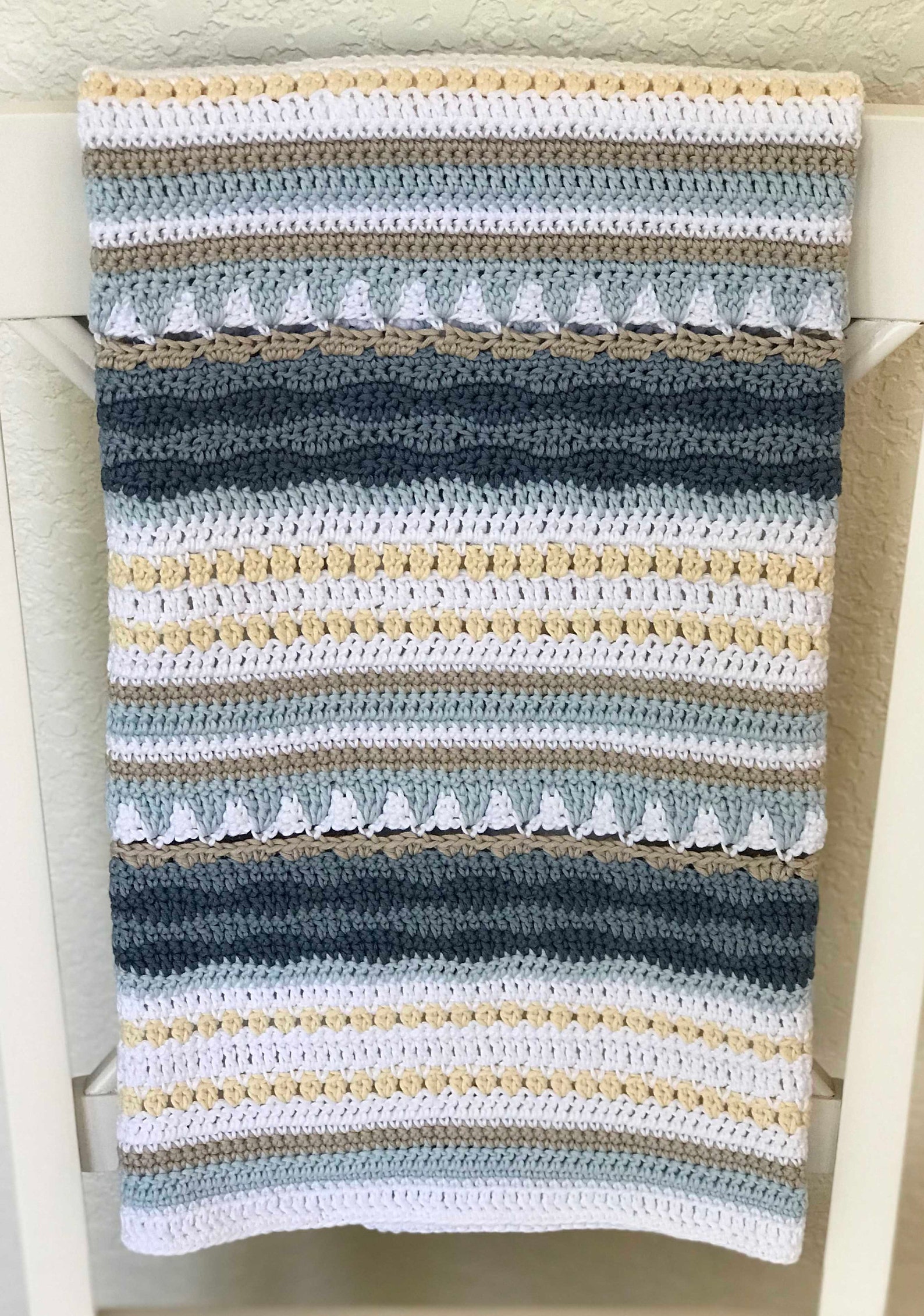 Crochet Baby Blanket Pattern Sailboats Baby Blanket Pattern Etsy