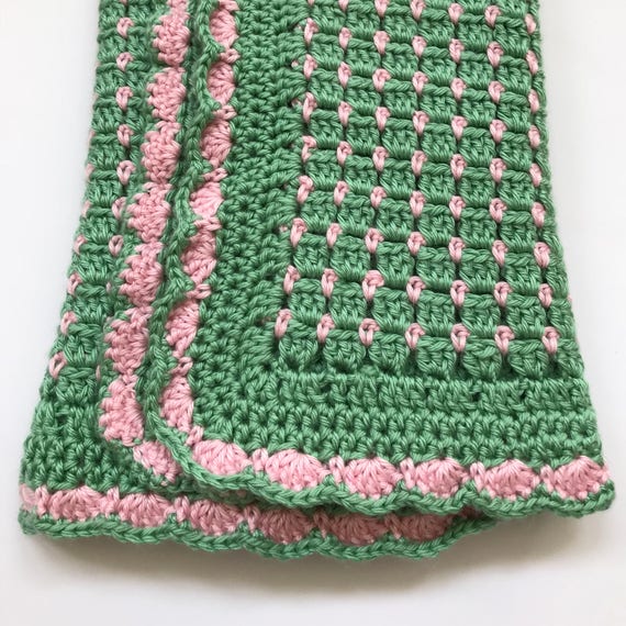 Crochet Baby Blanket Pattern Easy Crochet Patterns By Etsy