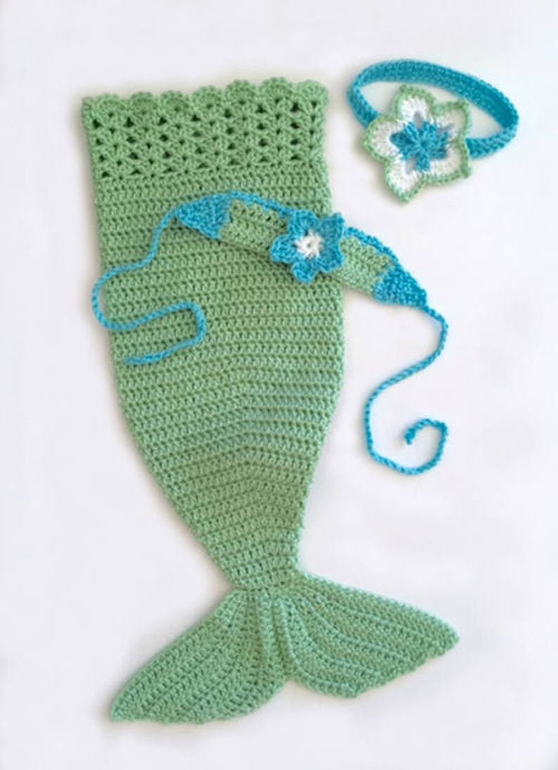 Crochet Mermaid Tail Pattern English Only image 6