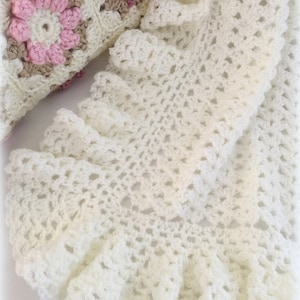 Crochet Baby Blanket Pattern Heirloom Lace Easy Crochet Patterns by Deborah O'Leary English Only image 2