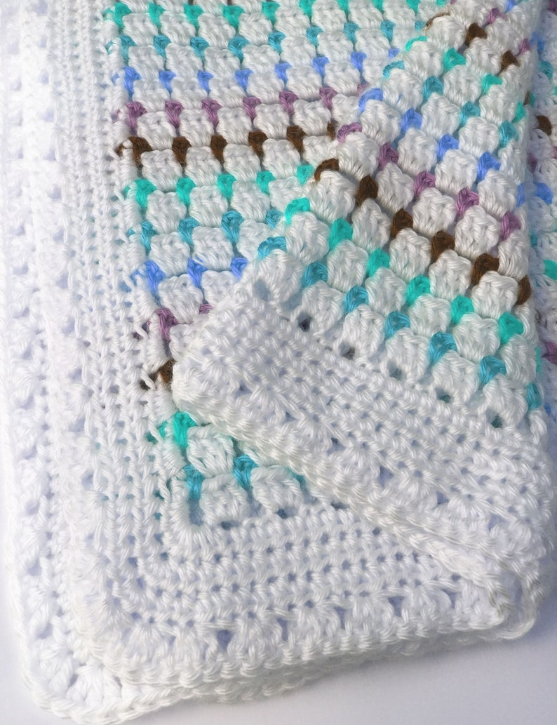 Crochet Baby Blanket Pattern Easy Crochet Patterns by Deborah O'Leary English Only image 1