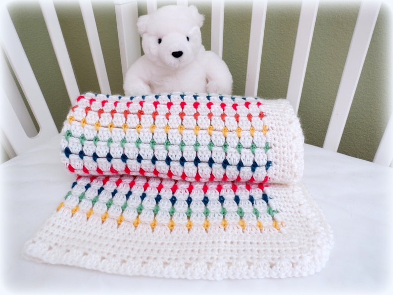 Crochet Baby Blanket Pattern Easy Patterns by Deborah O'Leary English Only image 3