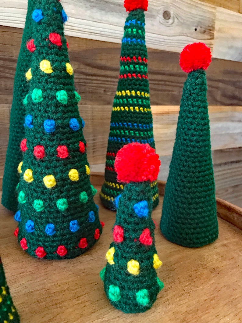Crochet Christmas Tree Pattern Xmas Tree Pattern Easy Christmas by Deborah O'Leary Patterns English Only image 4