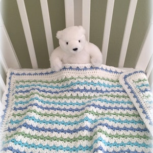 Crochet Baby Blanket Pattern Easy Crochet Patterns by Deborah O'Leary English Only image 2