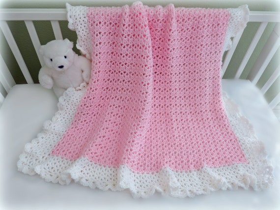 Crochet Baby Blanket Pattern Cherish Baby Blanket EASY | Etsy Canada
