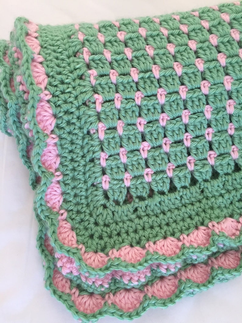 Crochet Baby Blanket Pattern Easy Crochet Patterns by Deborah O'Leary English Only image 4