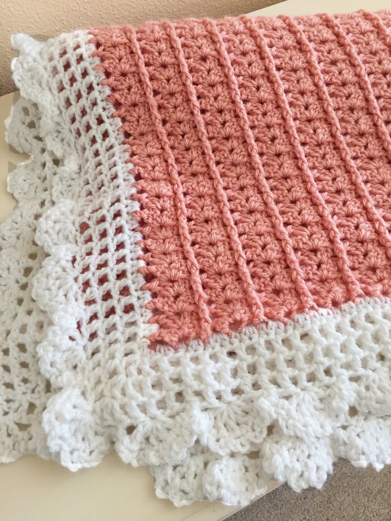 CROCHET Baby Blanket Pattern Easy Crochet Patterns by Deborah O'Leary English Only image 3