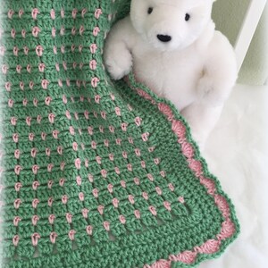 Crochet Baby Blanket Pattern Easy Patterns by Deborah O'Leary English Only zdjęcie 5