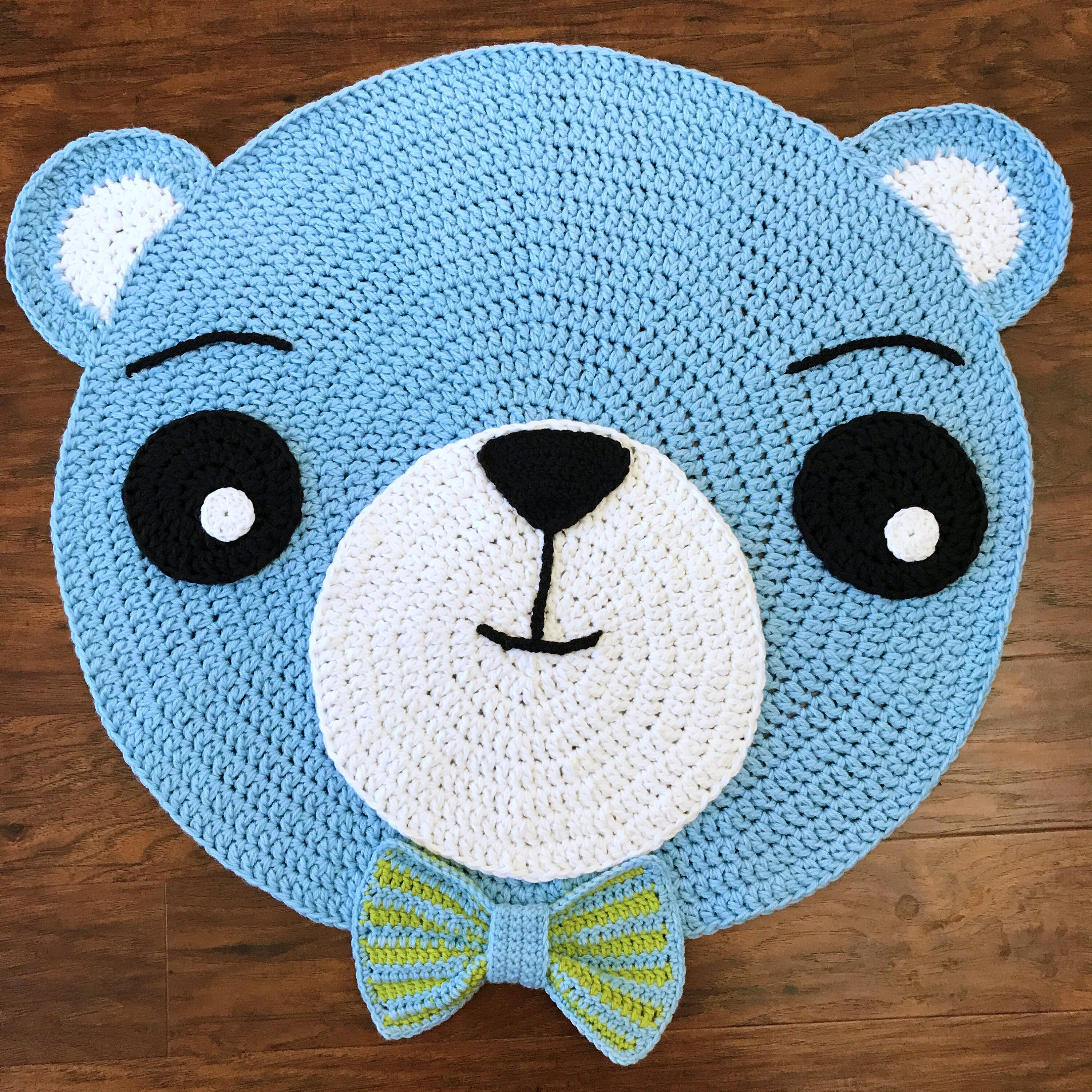 Crochet Bear Rug PATTERN – Nursery Decor, Little Bears (PDF Pattern) - Etsy