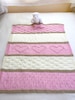 Knit Baby Blanket Pattern, Heart Baby Blanket Pattern, Easy Knitting Pattern by Deborah O'Leary 