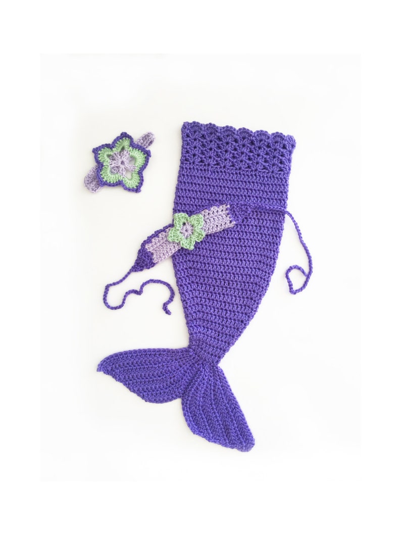 Crochet Mermaid Tail Pattern English Only image 5