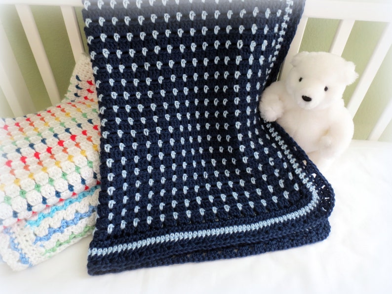 Crochet Baby Blanket Pattern Easy Patterns by Deborah O'Leary English Only image 4