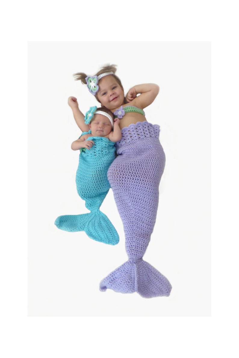 Crochet Mermaid Tail Pattern English Only image 4