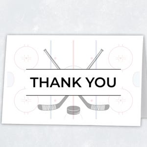 Hockey Coach Thank You Card (Digital Download) – End of Season Appreciation Greeting