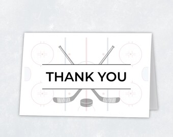 Hockey Coach Thank You Card (Digital Download) – End of Season Appreciation Greeting