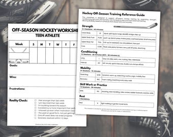 Teen Hockey Training Planner | Off-Season Conditioning (PDF)