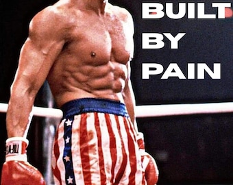 Rocky Balboa Built By Pain Digital File