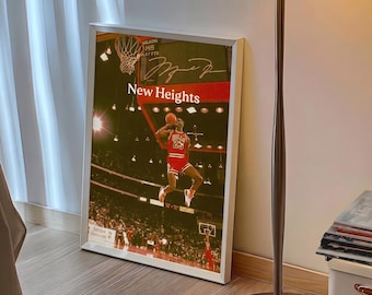Michael Jordan New Heights Motivational Poster