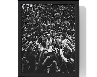 Lebron James Vertical Framed Poster