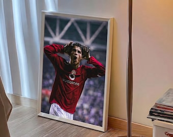 Cristiano Ronaldo Aesthetic Manchester United Football Posters