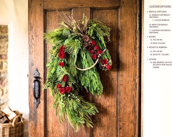 Corona de cabeza de caballo hecha a mano, decoración inspirada en el Derby de Kentucky, corona de caballo, regalos ecuestres, decoración rústica, decoración western, amor por las carreras de caballos