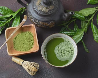 8 oz Made to order instant Matcha latte Mix