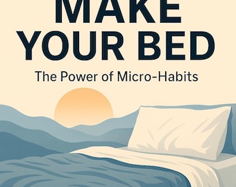 Make Your Bed – A Quirky Micro-Habits Workbook | Minimalist Printable for Motivation, Discipline & Momentum