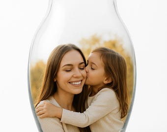 Jarrón con foto personalizado