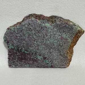 Ruby Fuchsite slab for lapidary fun, unpolished—GEMMY!