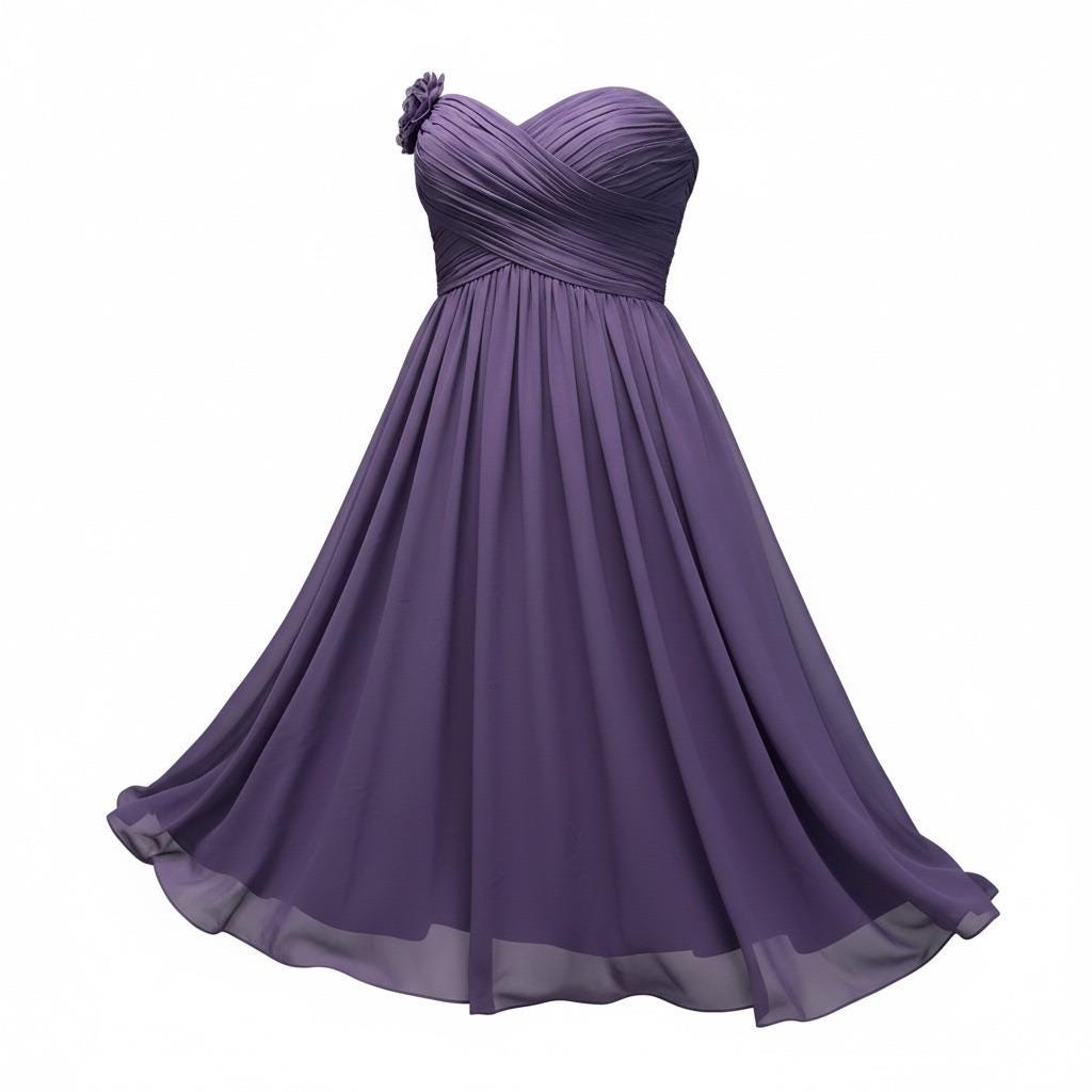 Plum Wedding Guest Dress - Etsy